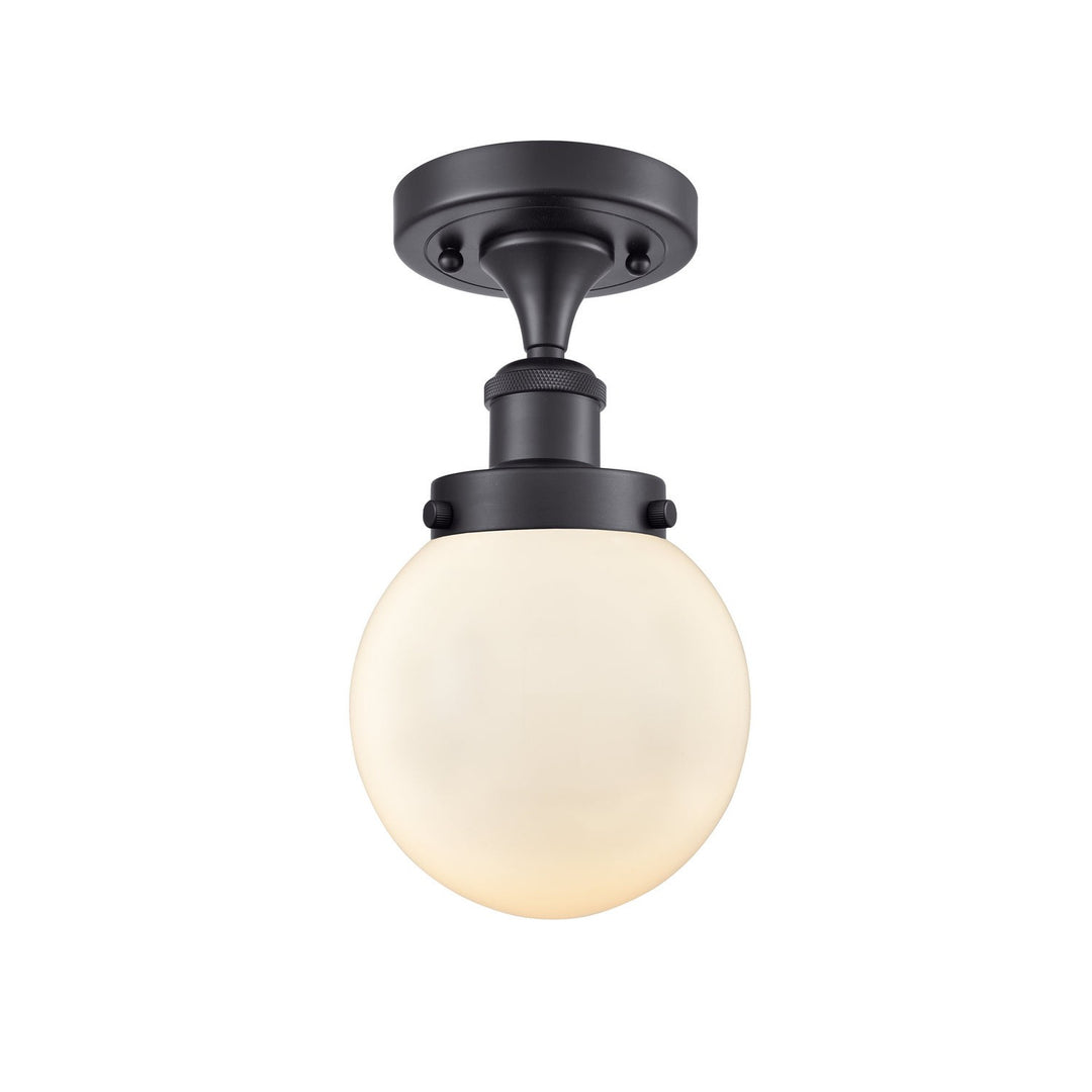 Innovations Ballston Urban 916-1C-BK-G201-6 Ceiling Light - Matte Black