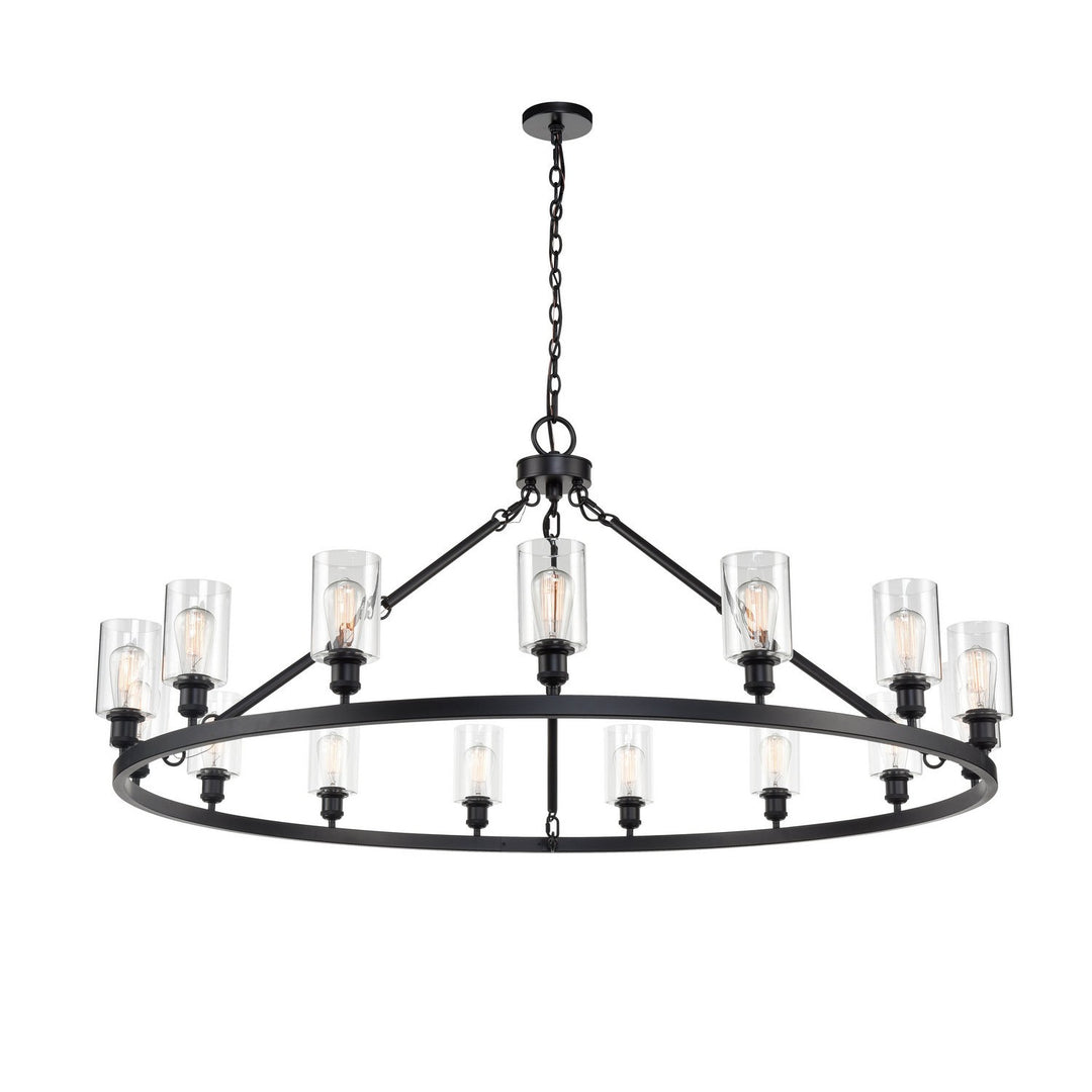 Innovations Ballston 860-BK-G802-LED Chandelier Light - Matte Black