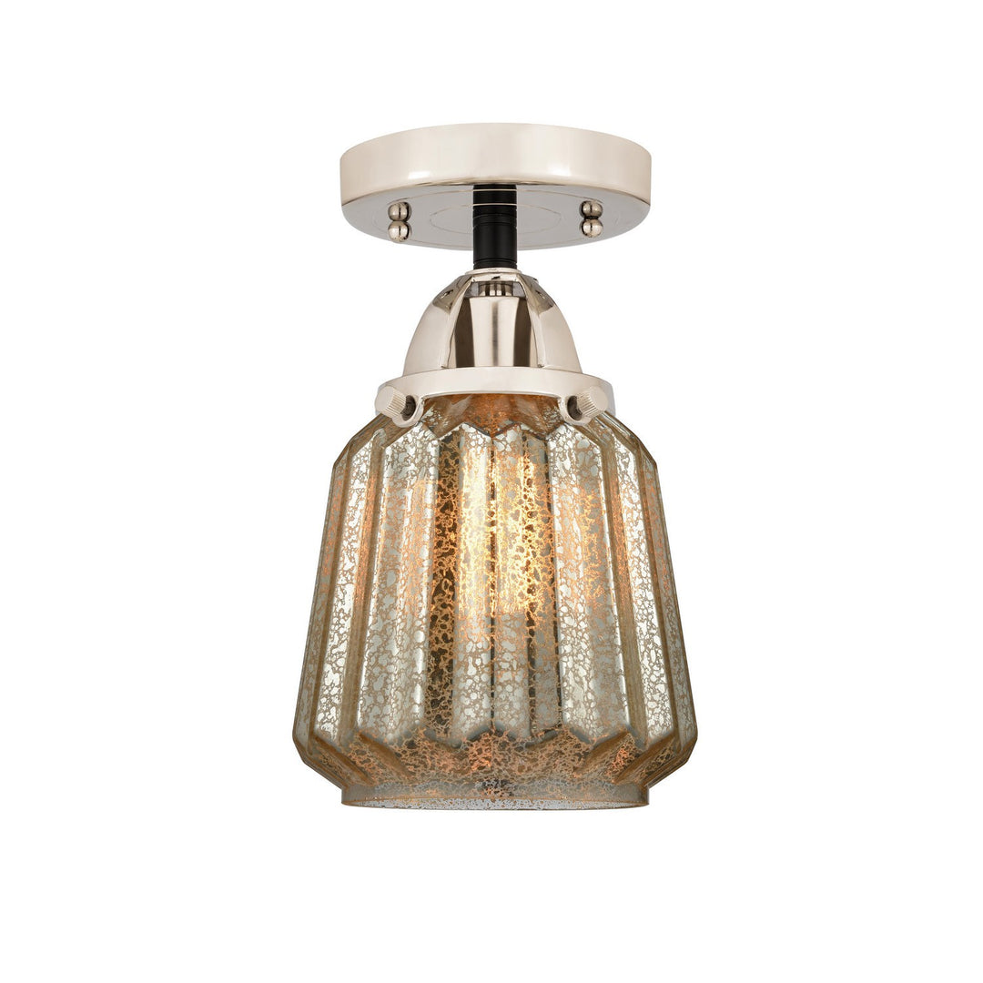 Innovations Nouveau 2 288-1C-BPN-G146 Ceiling Light - Black Polished Nickel