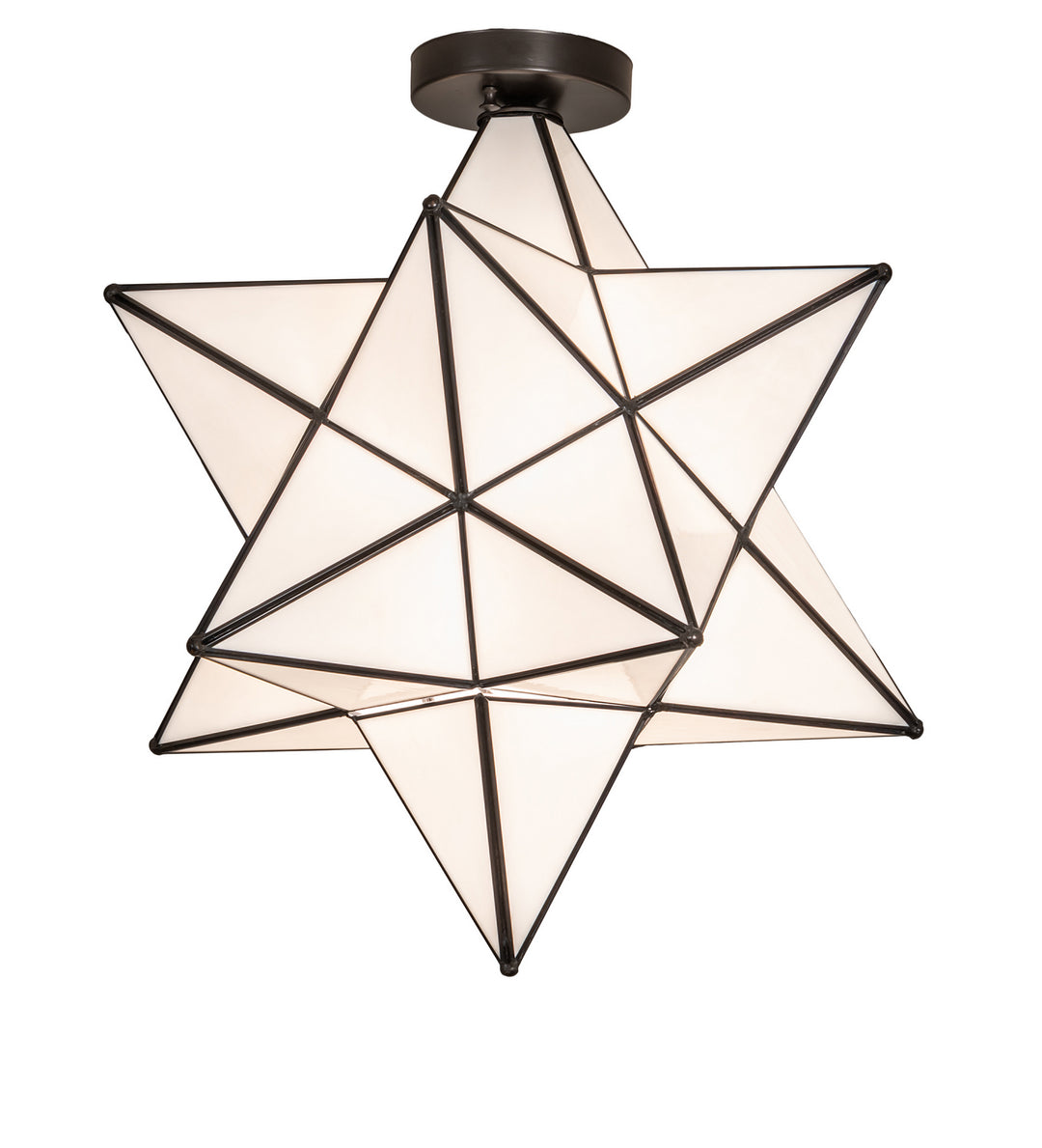 Meyda Tiffany Moravian Star 239498 Ceiling Light - Mahogany Bronze