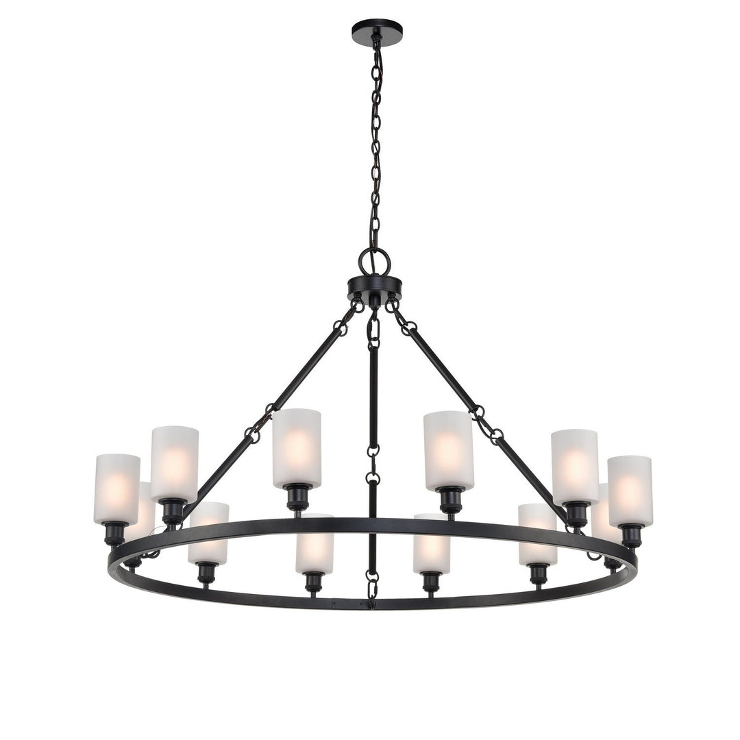 Innovations Ballston 850-BK-G801-LED Chandelier Light - Matte Black