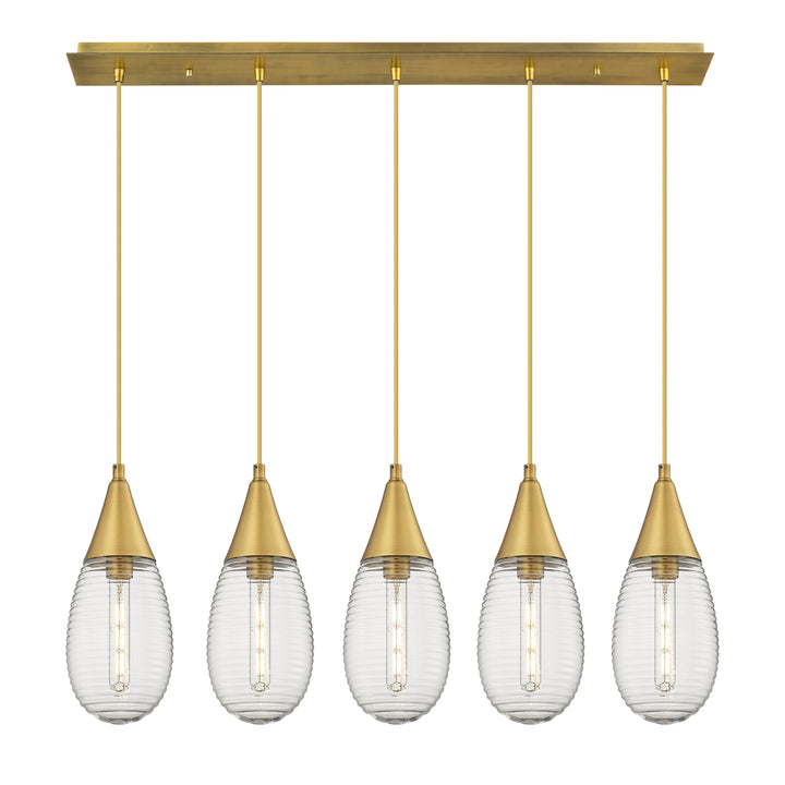 Innovations Downtown Urban 125-450-1P-BB-G450-6SCL Pendant Light - Brushed Brass