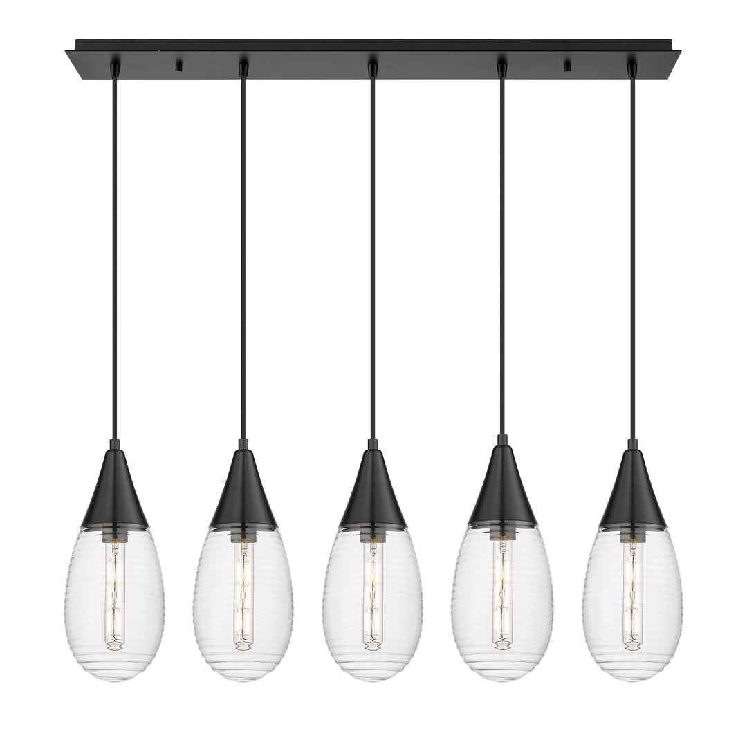 Innovations Downtown Urban 125-450-1P-BK-G450-6SCL Pendant Light - Matte Black