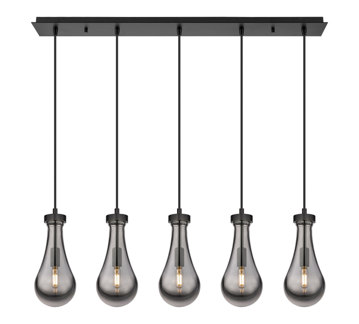 Innovations Downtown Urban 125-451-1P-BK-G451-5SM Pendant Light - Matte Black