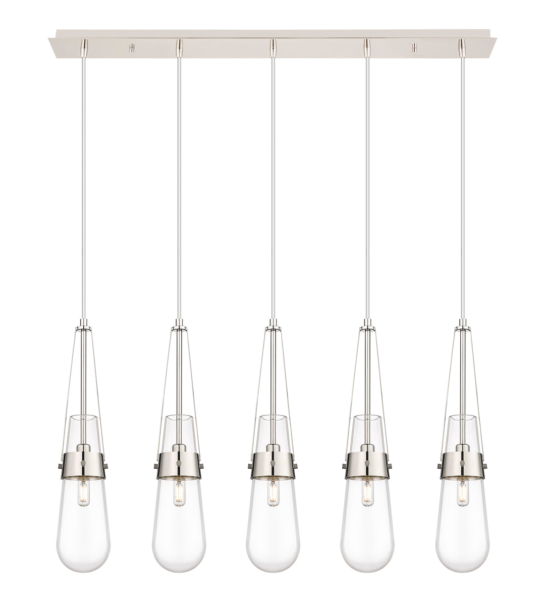 Innovations Downtown Urban 125-452-1P-PN-G452-4CL Pendant Light - Polished Nickel