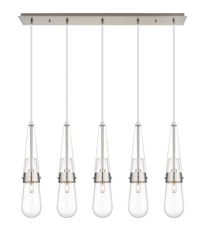 Innovations Downtown Urban 125-452-1P-SN-G452-4CL Pendant Light - Brushed Satin Nickel