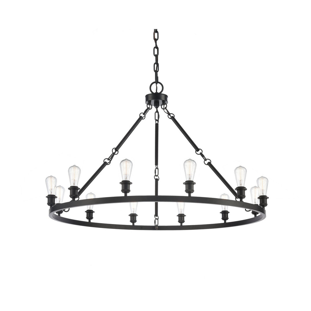 Innovations Ballston 850-BK-LED Chandelier Light - Matte Black