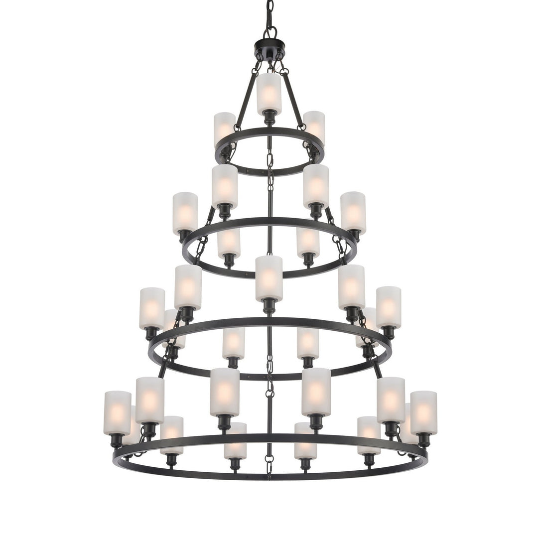 Innovations Ballston 820345-BK-G801 Chandelier Light - Matte Black
