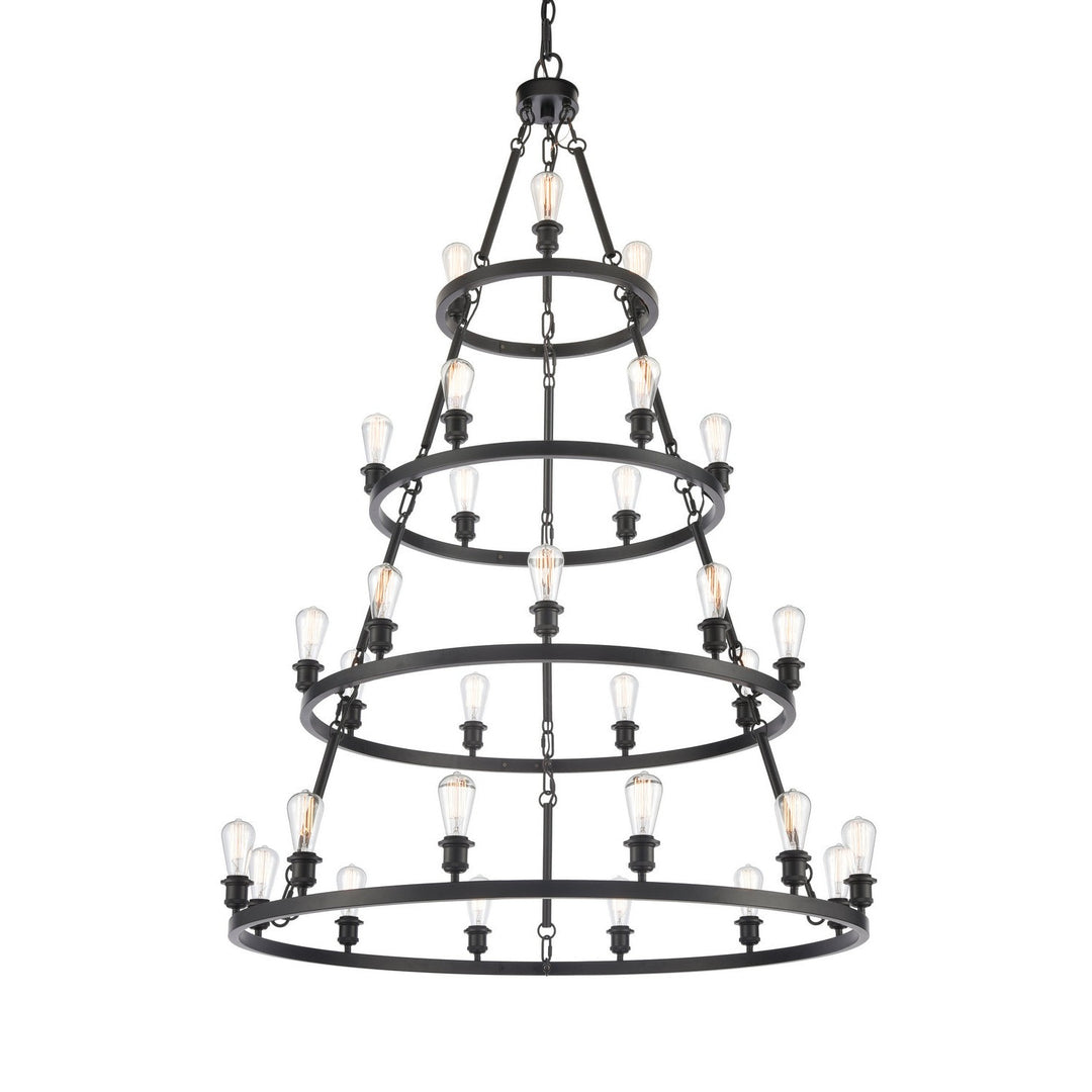 Innovations Ballston 820345-BK-LED Chandelier Light - Matte Black