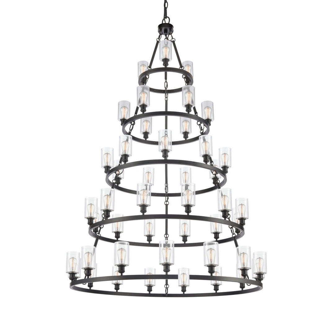Innovations Ballston 8203456-BK-G802-LED Chandelier Light - Matte Black