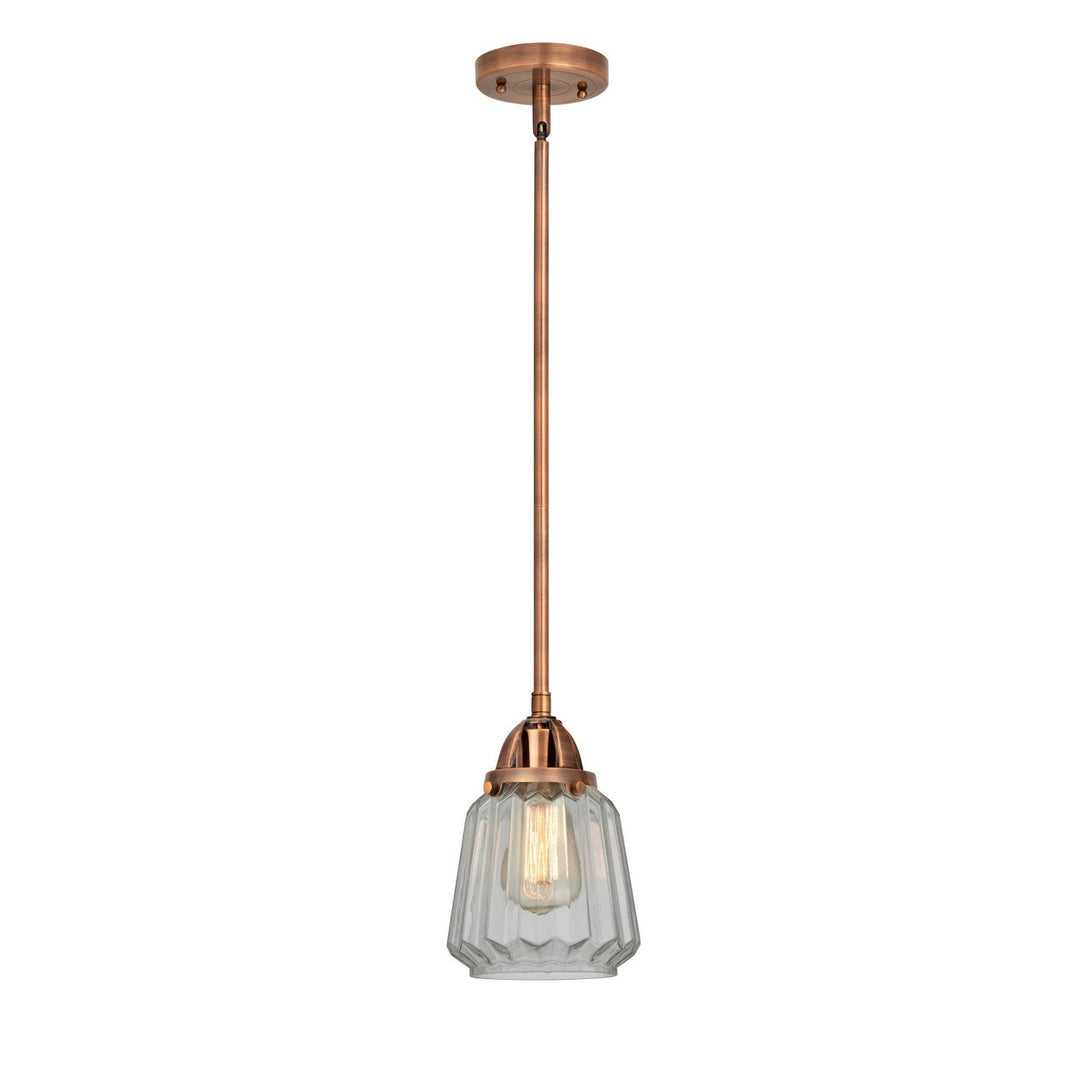Innovations Nouveau 2 288-1S-AC-G142-LED Pendant Light - Antique Copper