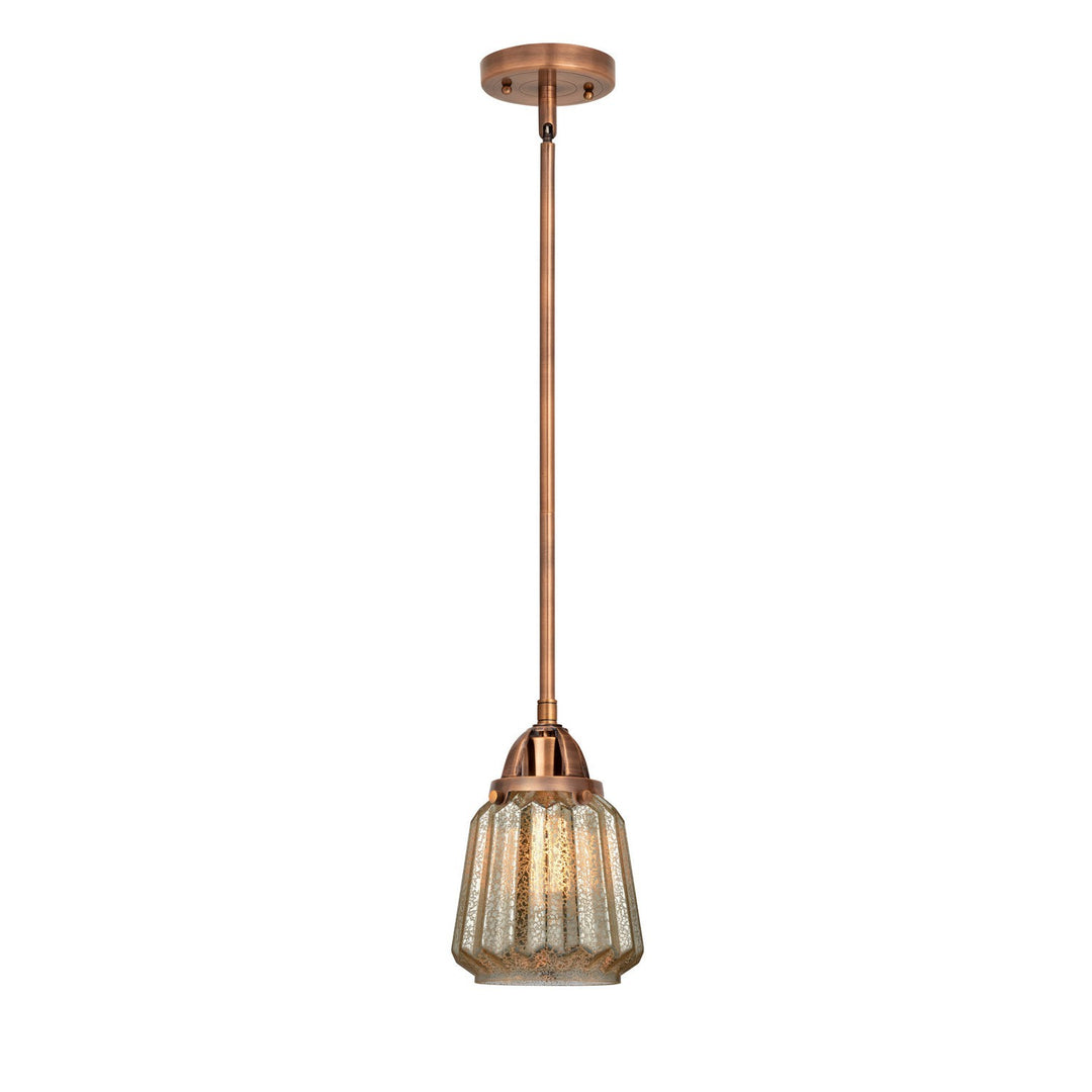 Innovations Nouveau 2 288-1S-AC-G146-LED Pendant Light - Antique Copper