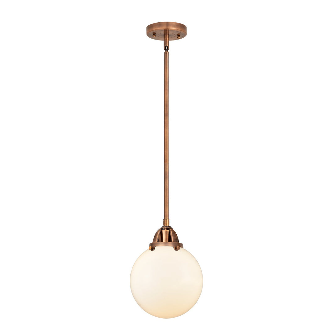 Innovations Nouveau 2 288-1S-AC-G201-8 Pendant Light - Antique Copper