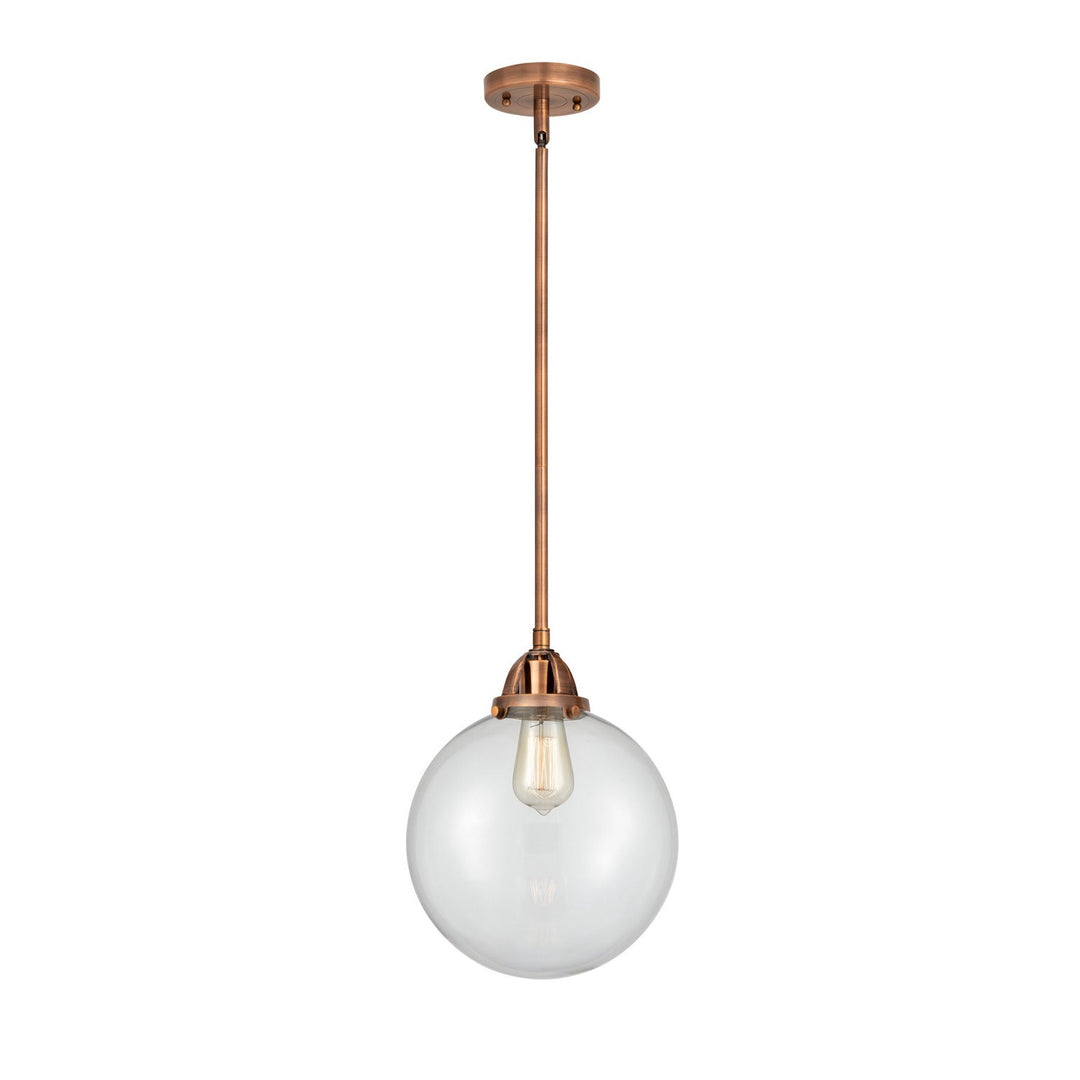 Innovations Nouveau 2 288-1S-AC-G202-10 Pendant Light - Antique Copper