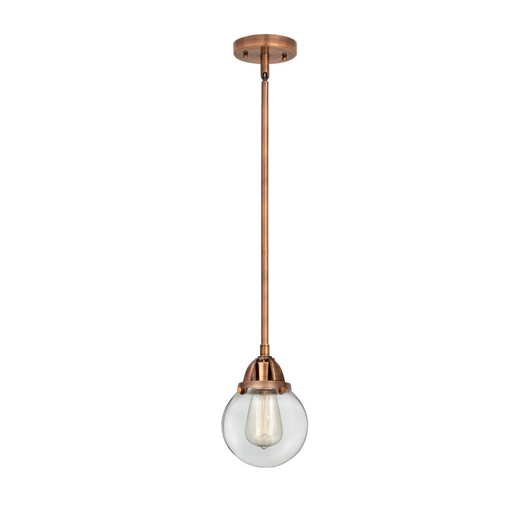 Innovations Nouveau 2 288-1S-AC-G202-6 Pendant Light - Antique Copper