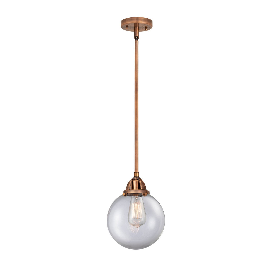 Innovations Nouveau 2 288-1S-AC-G202-8 Pendant Light - Antique Copper