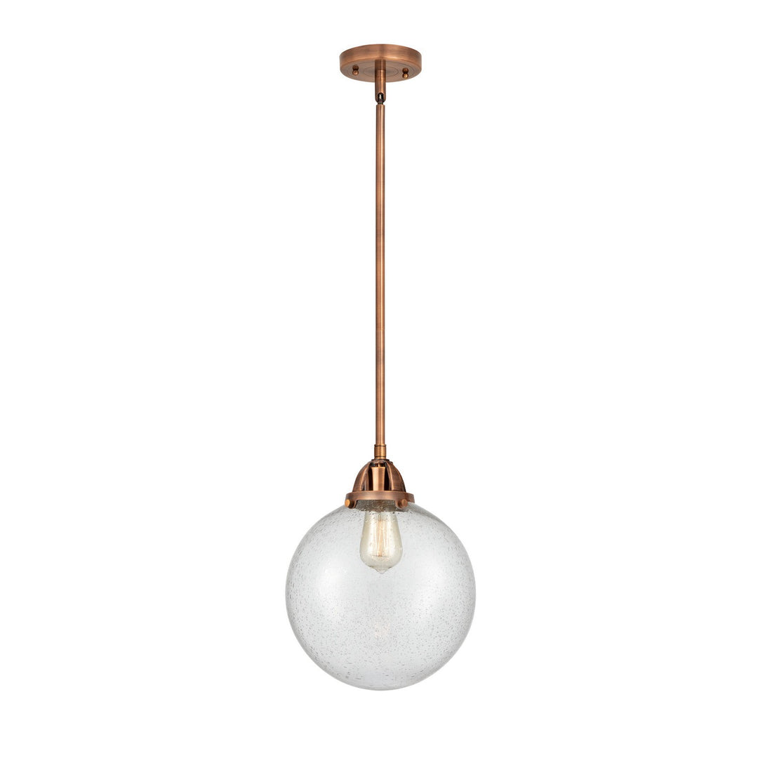 Innovations Nouveau 2 288-1S-AC-G204-10 Pendant Light - Antique Copper