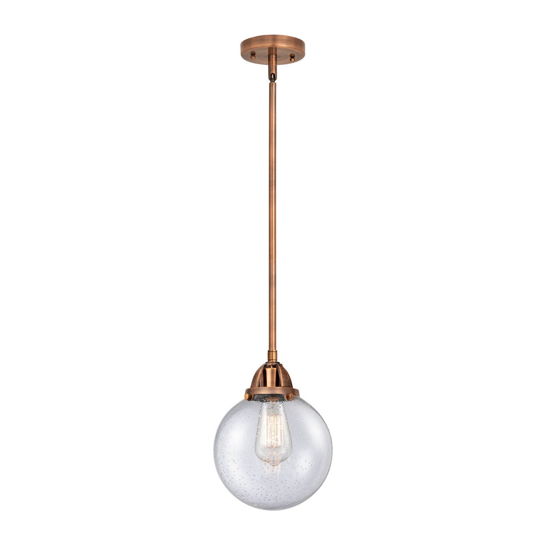 Innovations Nouveau 2 288-1S-AC-G204-8 Pendant Light - Antique Copper