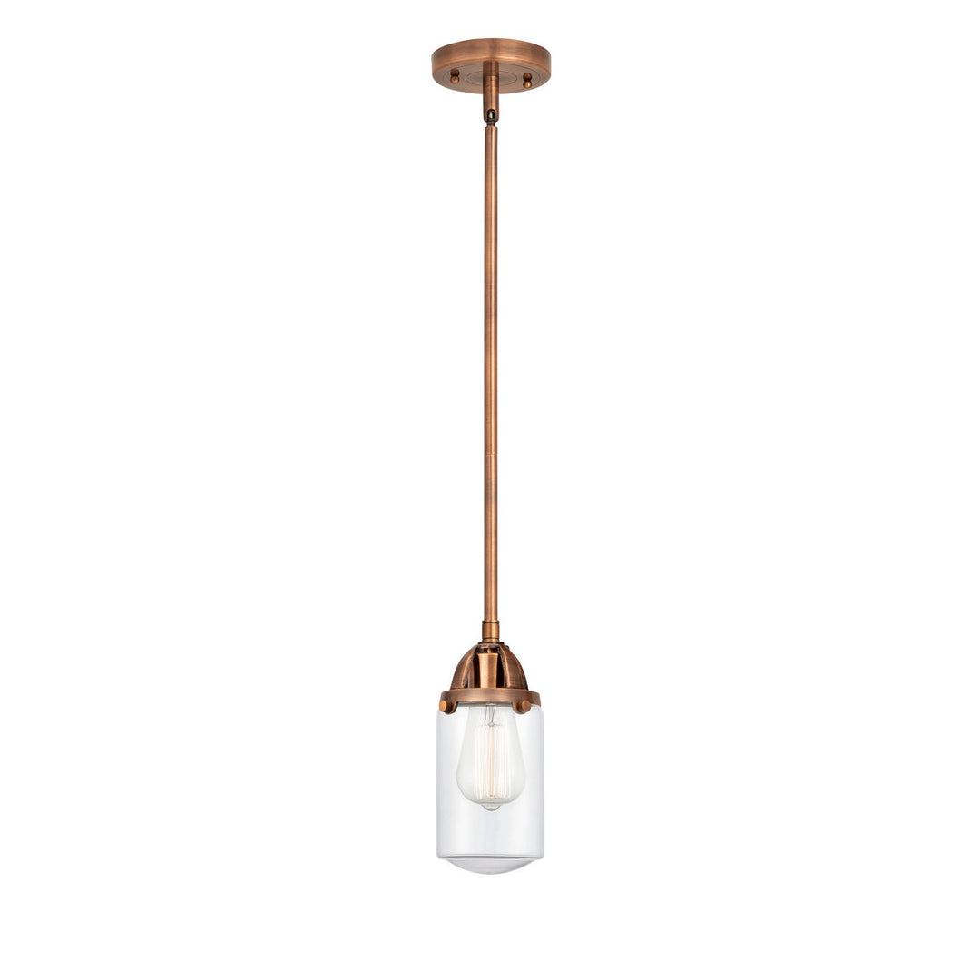 Innovations Nouveau 2 288-1S-AC-G312 Pendant Light - Antique Copper