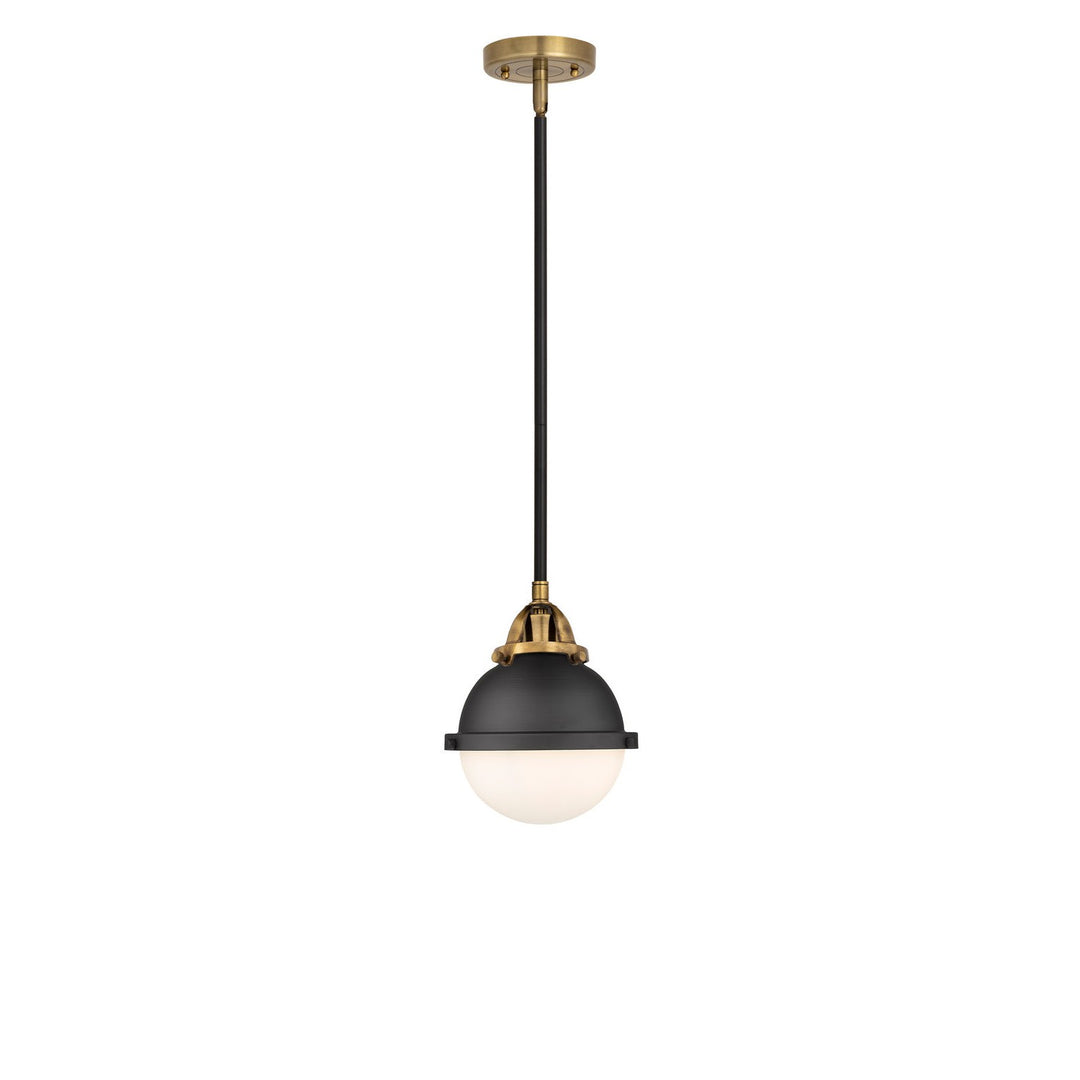 Innovations Nouveau 2 288-1S-BAB-HFS-61-BK-LED Pendant Light - Black Antique Brass