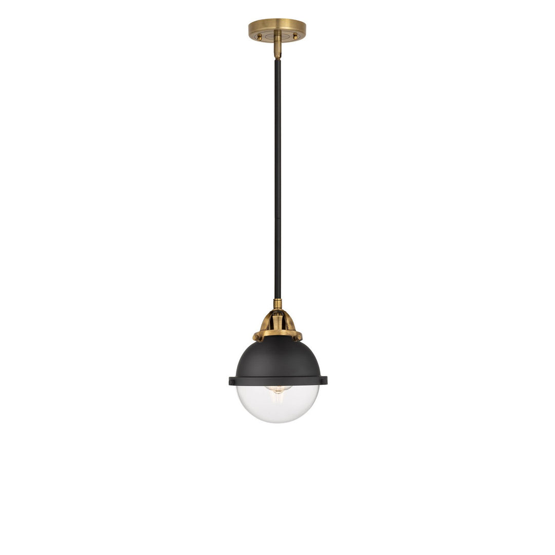Innovations Nouveau 2 288-1S-BAB-HFS-62-BK Pendant Light - Black Antique Brass