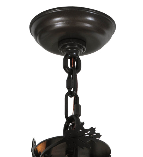 Meyda Tiffany Greenbriar Oak 125052 Chandelier Light - Timeless Bronze