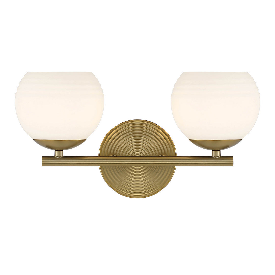 Designers Fountain Moon Breeze D251H-2B-BG Bath Vanity Light 16 in. wide - Brushed Gold