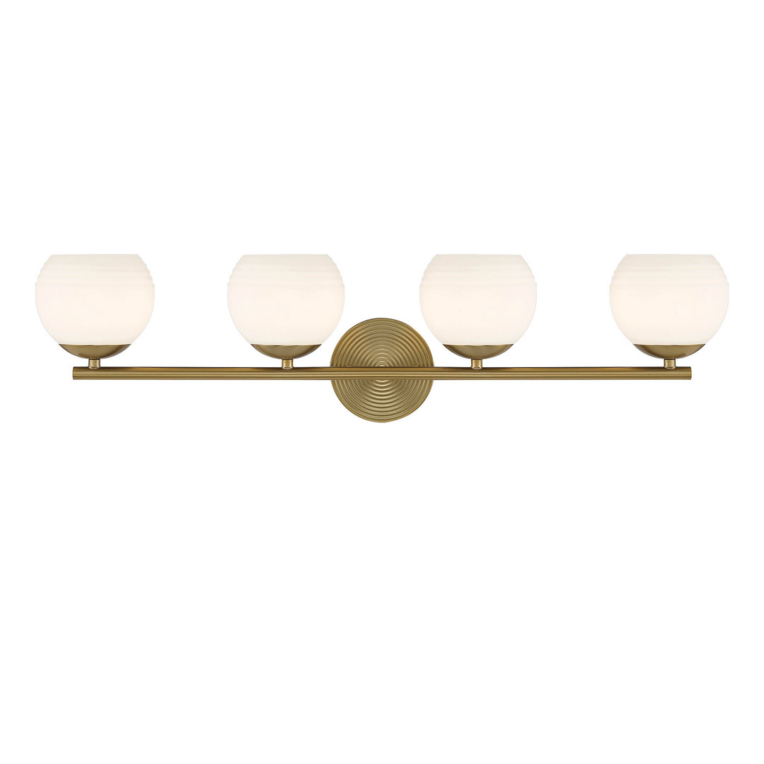 Designers Fountain Moon Breeze D251H-4B-BG Bath Vanity Light 33 in. wide - Brushed Gold