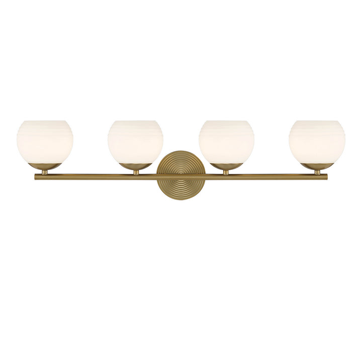 Designers Fountain Moon Breeze D251H-4B-BG Bath Vanity Light 33 in. wide - Brushed Gold