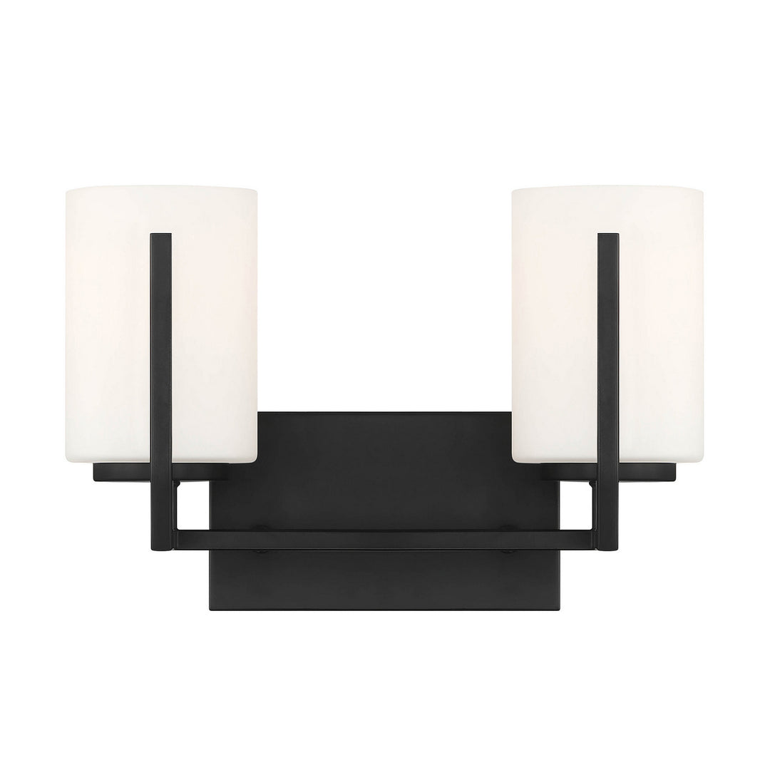 Designers Fountain Cambria D258M-2B-MB Bath Vanity Light 14 in. wide - Matte Black