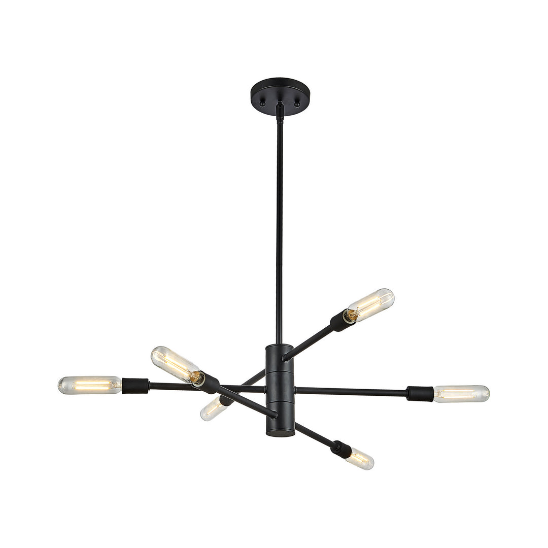 Russell 102-606/BLK Chandelier Light - Black