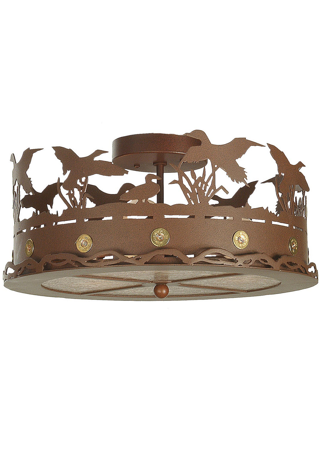 Meyda Tiffany Ducks In Flight 254833 Ceiling Light - Rust