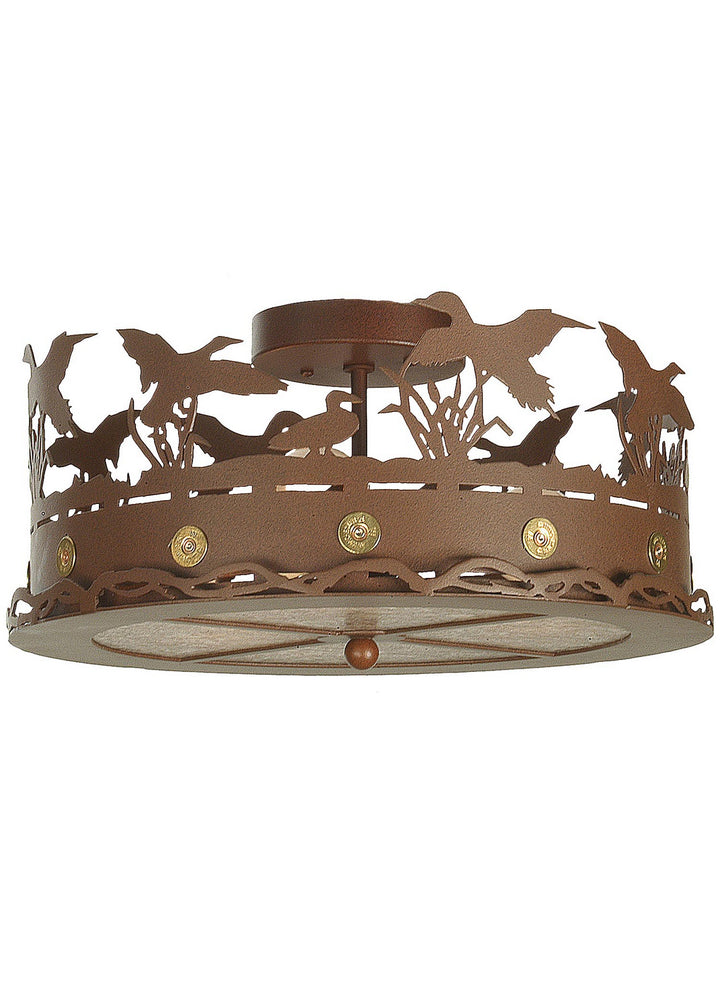 Meyda Tiffany Ducks In Flight 254833 Ceiling Light - Rust