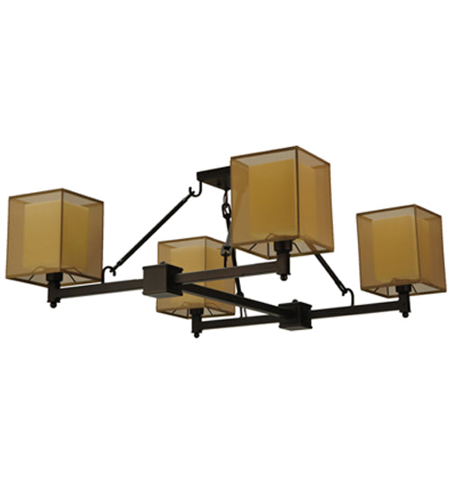 Meyda Tiffany Horizon Bay 125076 Ceiling Light - Mahogany Bronze