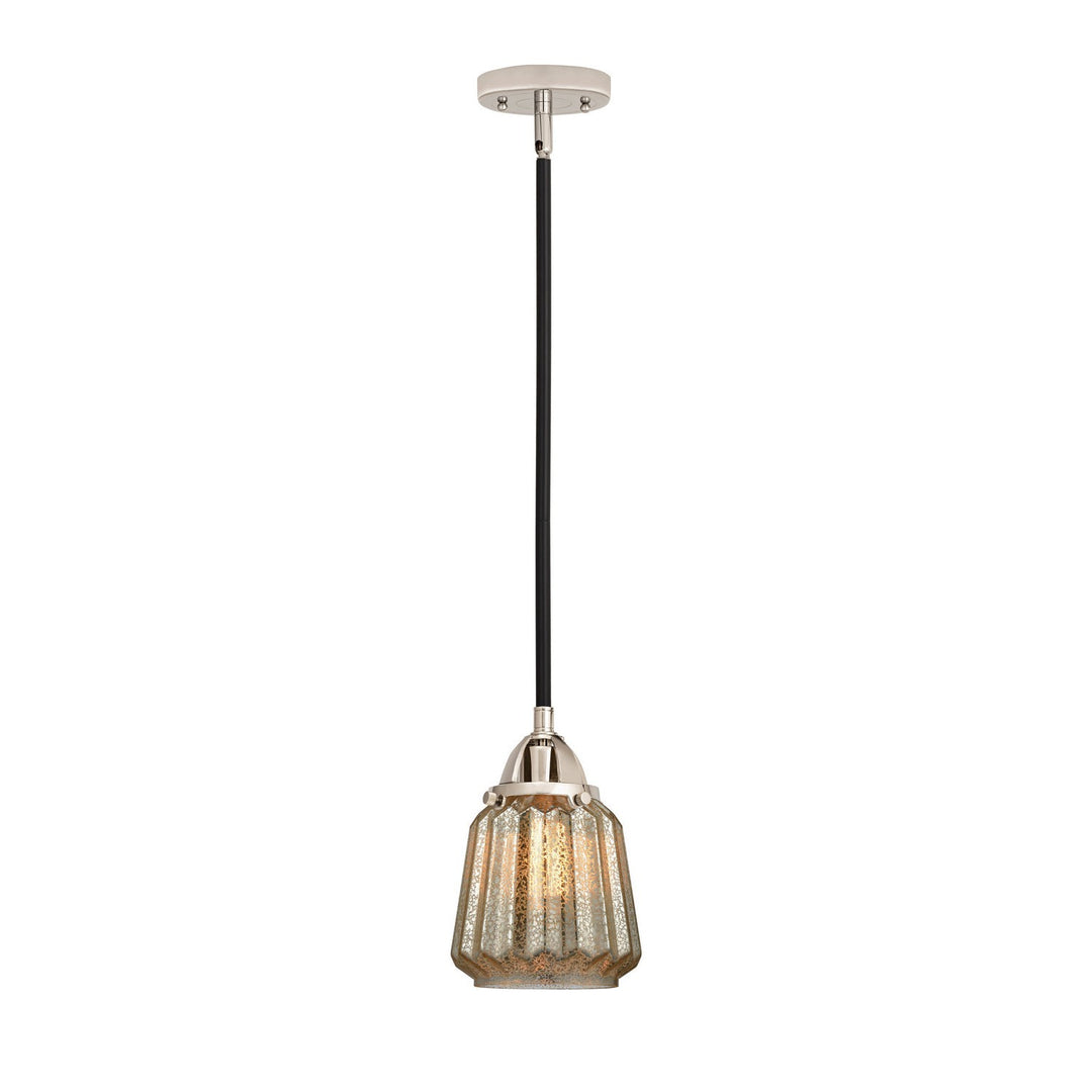 Innovations Nouveau 2 288-1S-BPN-G146 Pendant Light - Black Polished Nickel