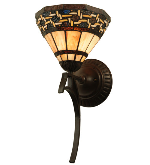 Meyda Tiffany Ilona 125109 Wall Light - Mahogany Bronze