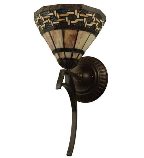 Meyda Tiffany Ilona 125109 Wall Light - Mahogany Bronze