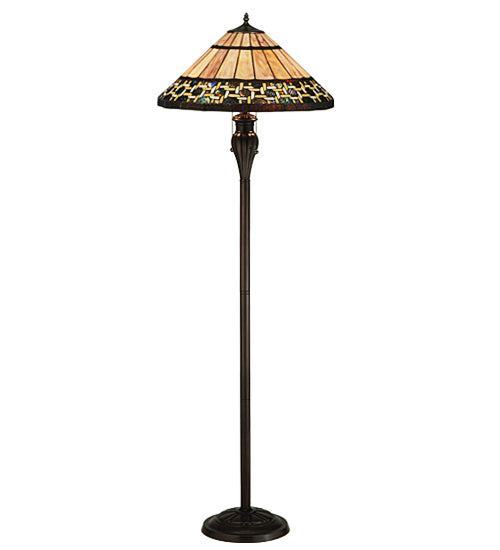 Meyda Tiffany Lighting 125113 Ilona Floor Lamp Lamp Bronze / Dark