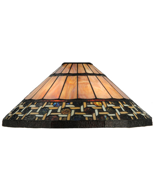 Meyda Tiffany Ilona 125116 Pendant Light - Craftsman Brown