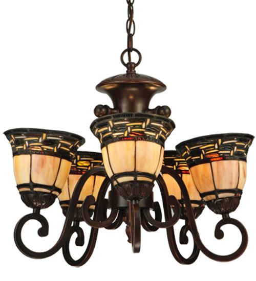 Meyda Tiffany Ilona 125117 Chandelier Light - Copper
