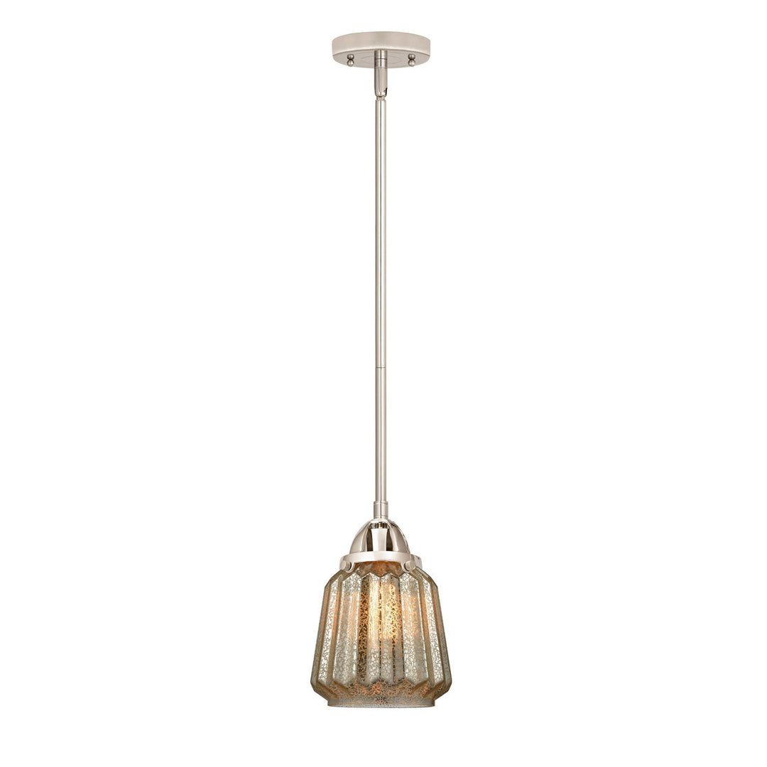 Innovations Nouveau 2 288-1S-PN-G146 Pendant Light - Polished Nickel