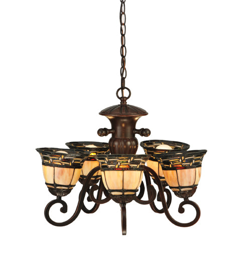 Meyda Tiffany Ilona 125117 Chandelier Light - Copper