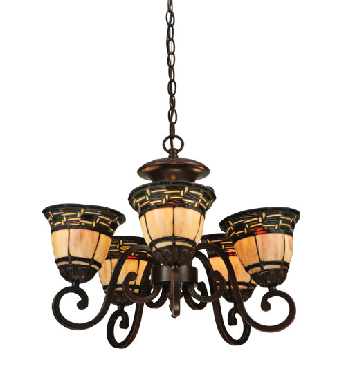 Meyda Tiffany Ilona 125117 Chandelier Light - Copper