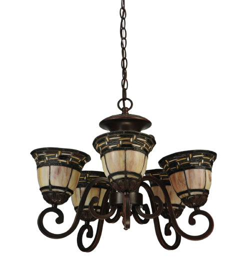Meyda Tiffany Ilona 125117 Chandelier Light - Copper