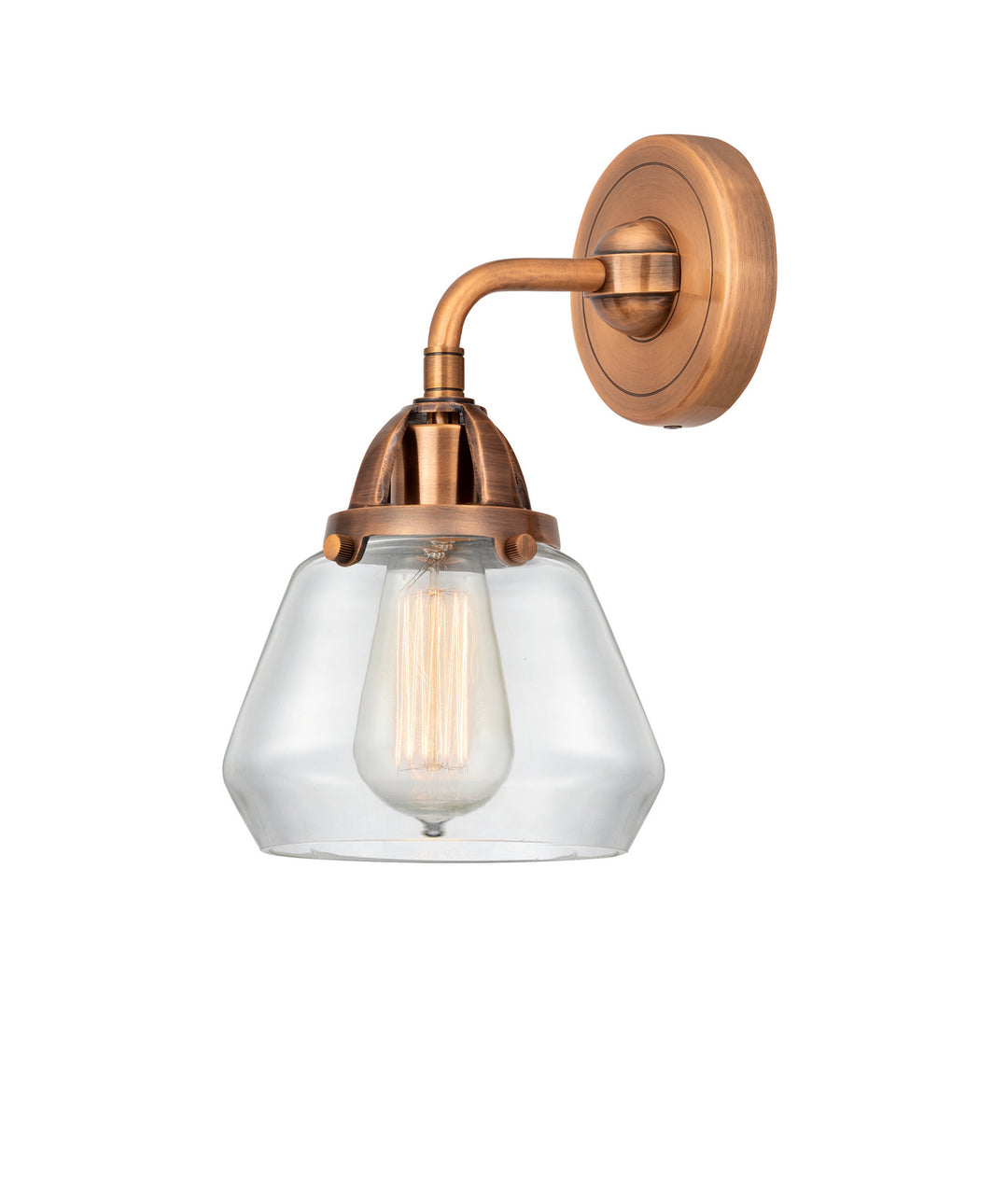 Innovations Nouveau 2 288-1W-AC-G172-LED Wall Sconce Light - Antique Copper