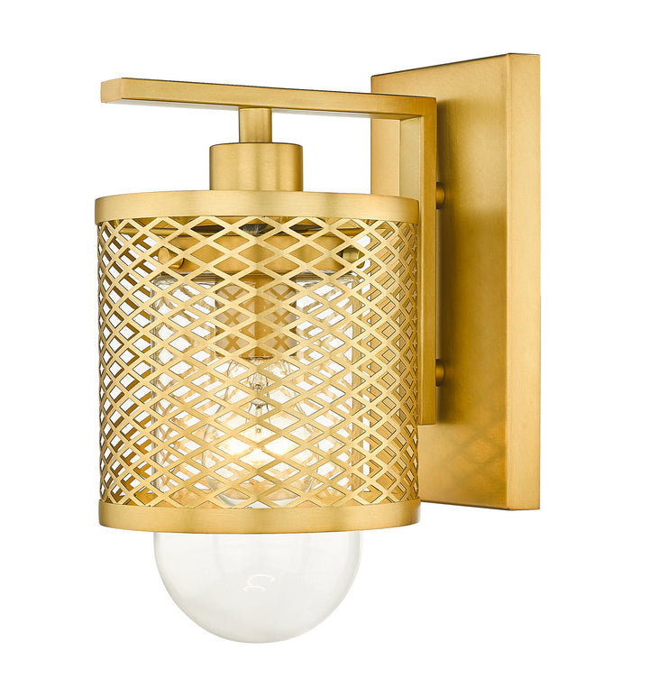 Z-Lite Kipton 3037-1S-RB Wall Sconce Light - Rubbed Brass