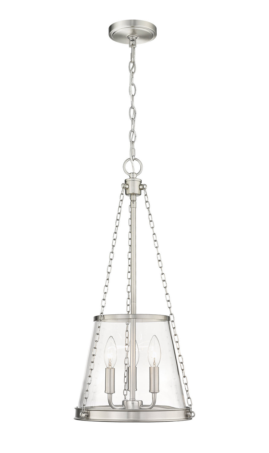 Z-Lite Prescott 341P12-BN Pendant Light - Brushed Nickel
