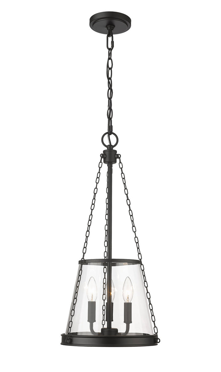 Z-Lite Prescott 341P12-MB Pendant Light - Matte Black