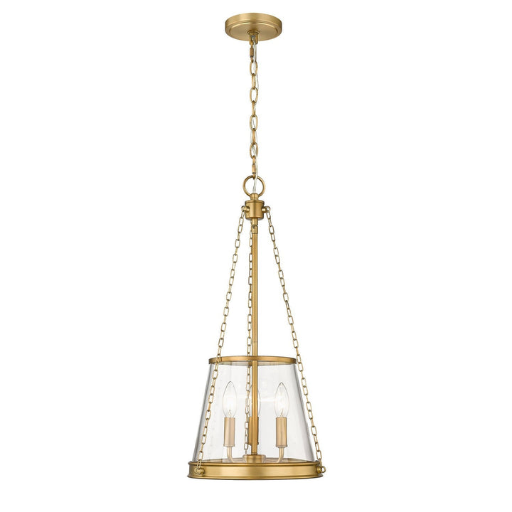 Z-Lite Prescott 341P12-RB Pendant Light - Rubbed Brass