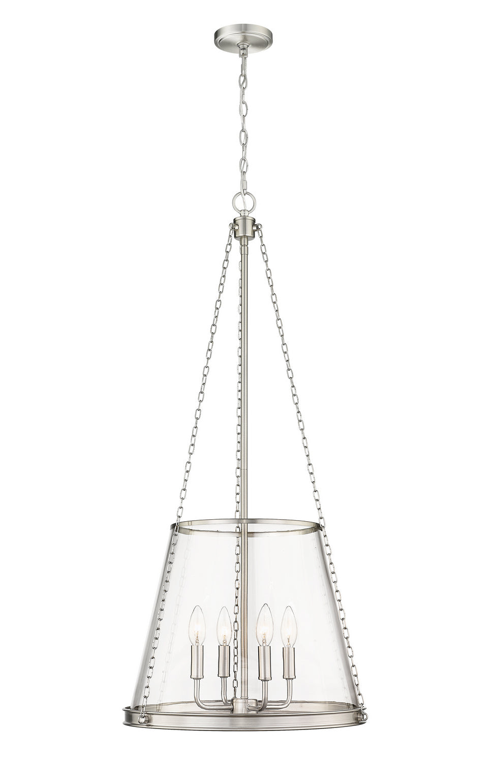 Z-Lite Prescott 341P18-BN Pendant Light - Brushed Nickel